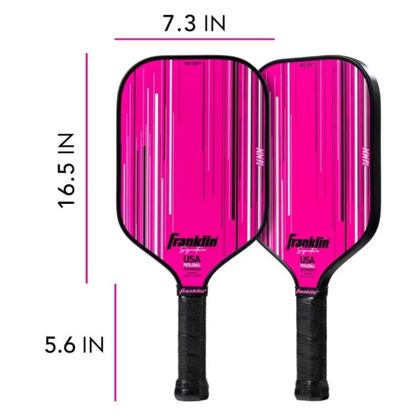 Franklin Signature Series Fiberglass 16mm with Maxgrit Pickleball Paddle