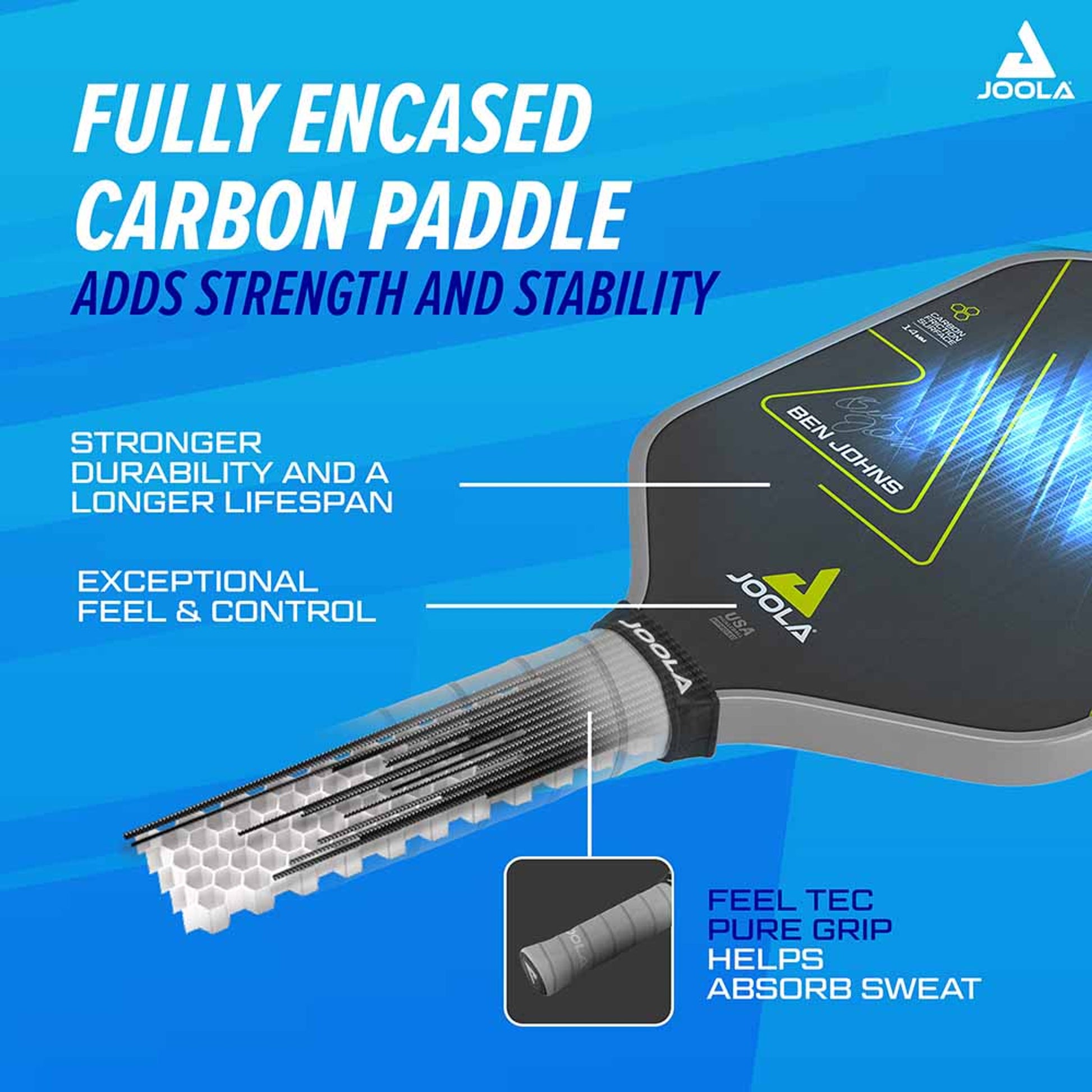 JOOLA Ben Johns Hyperion C2 CFS 14 Pickleball Paddle