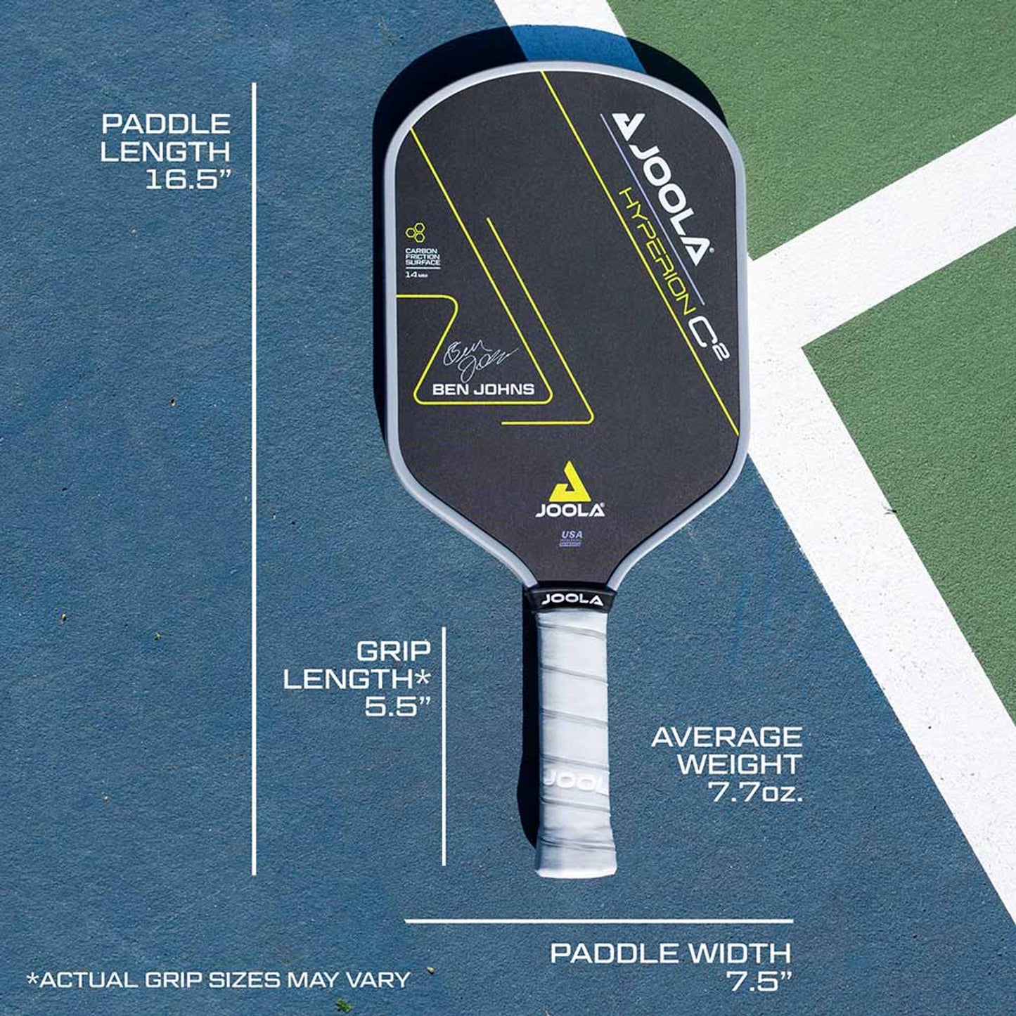 JOOLA Ben Johns Hyperion C2 CFS 14 Pickleball Paddle