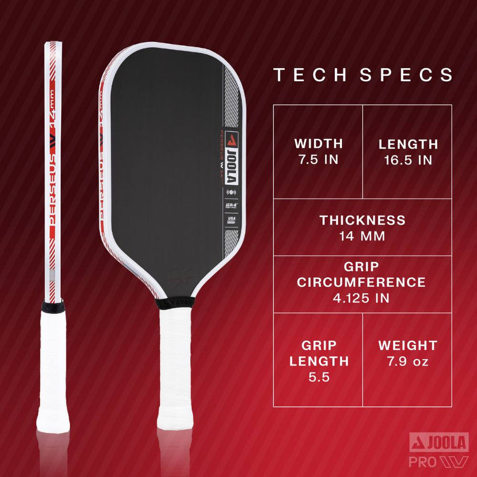 JOOLA Ben Johns Perseus Pro IV 14mm Pickleball Paddle