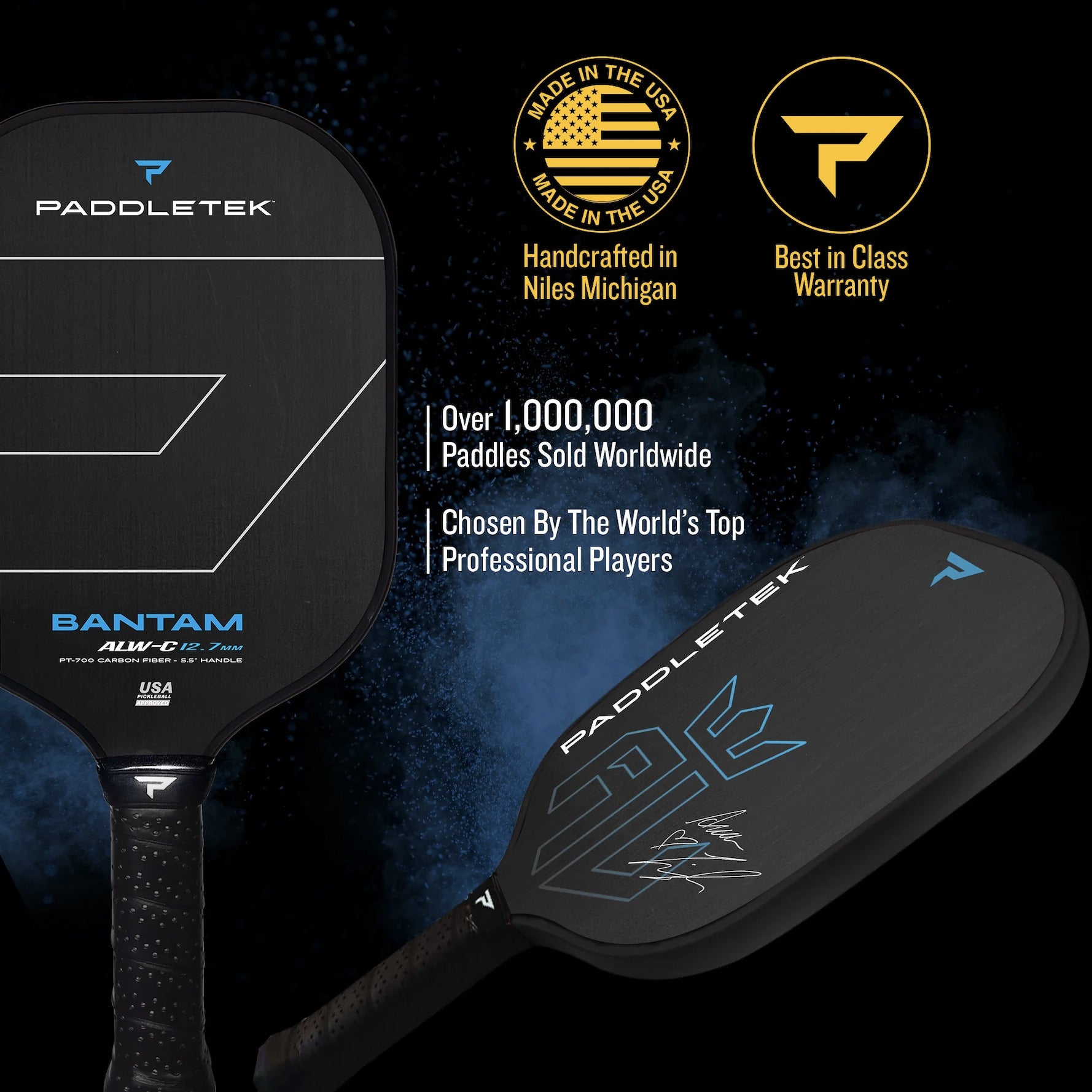 Paddletek Bantam ALW-C 12.7mm Pickleball Paddle