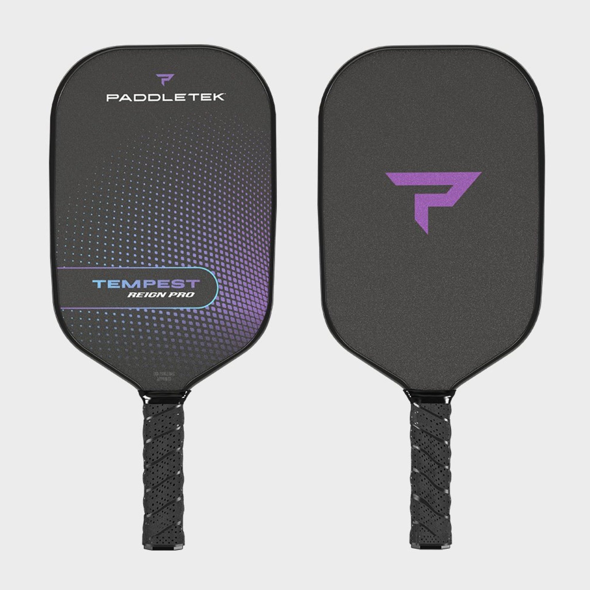 Paddletek Tempest Reign Pro Pickleball Paddle Purple Aurora