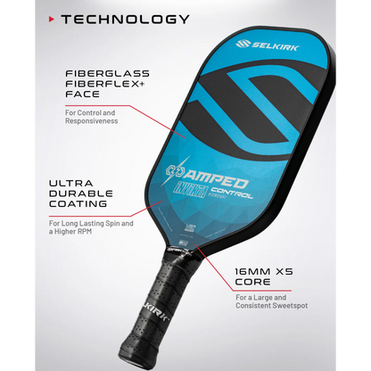 Selkirk AMPED Control Pickleball Paddle Technology