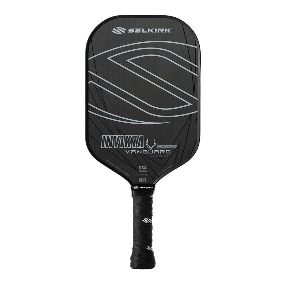 Selkirk Vanguard Control Invikta Lightweight Raw Carbon Pickleball Paddle