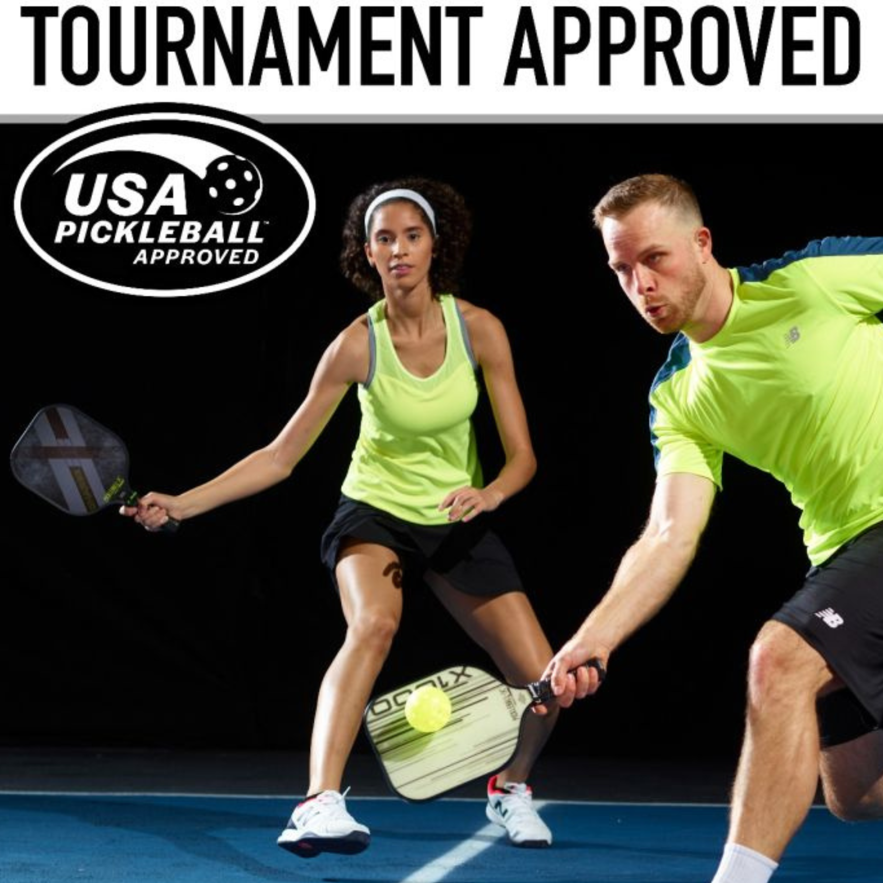 Franklin X-26 Indoor 3 Pack Tube Pickleballs - Lime Green