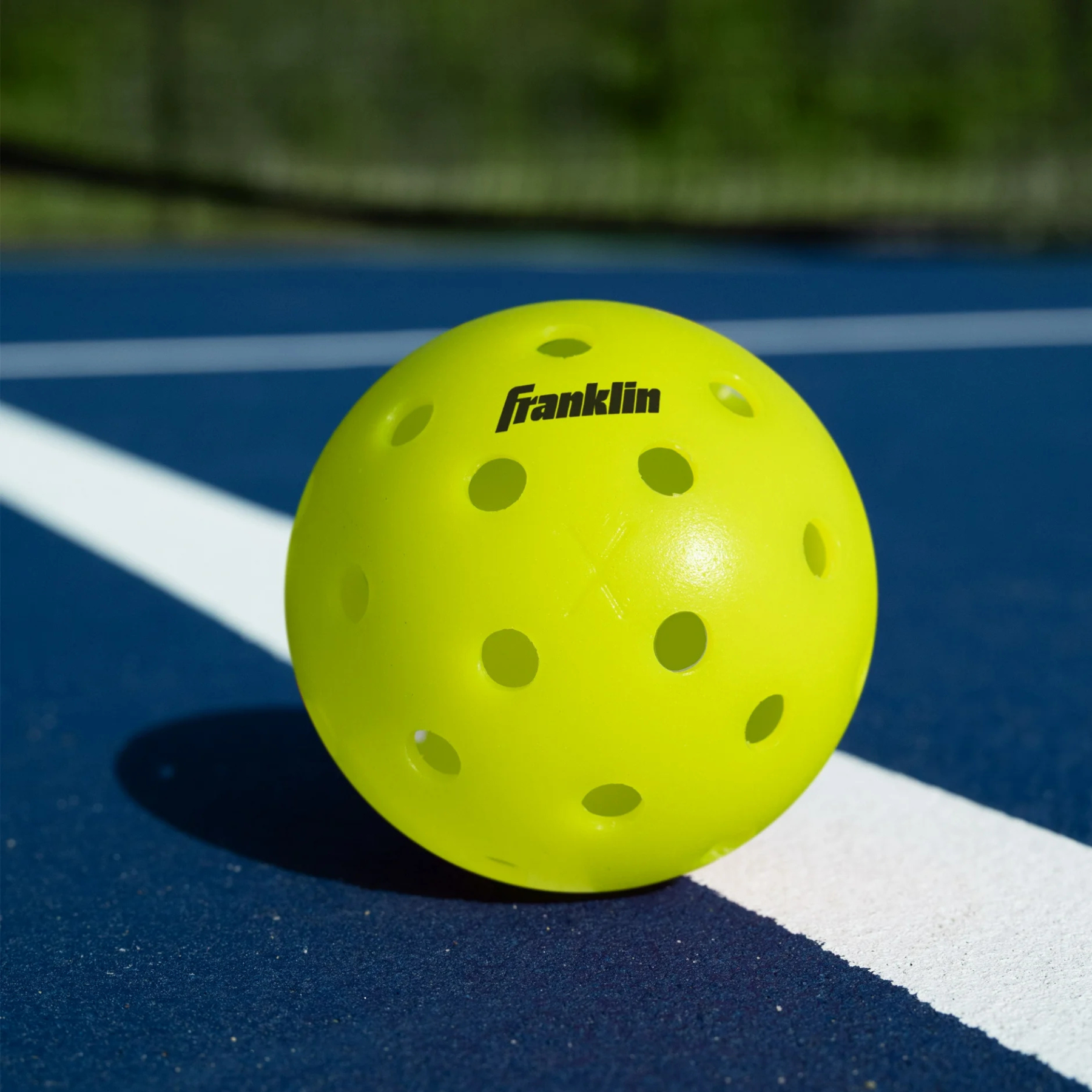 Franklin  X-40  Outdoor 12 Pack Box Pickleballs - Optic Yellow