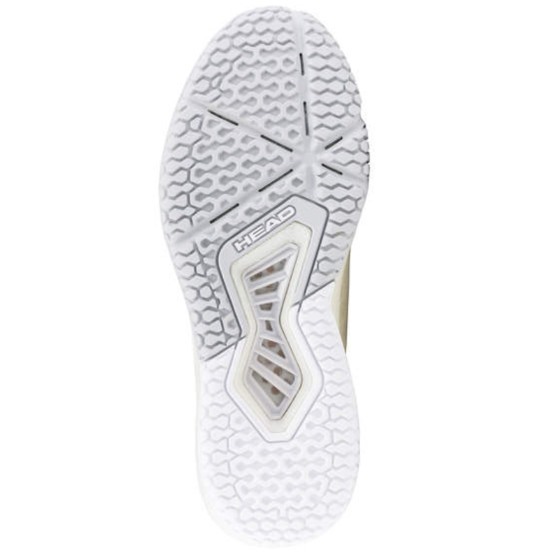 Head Motion Pro Women Pickleball Shoes - White/Light Grey