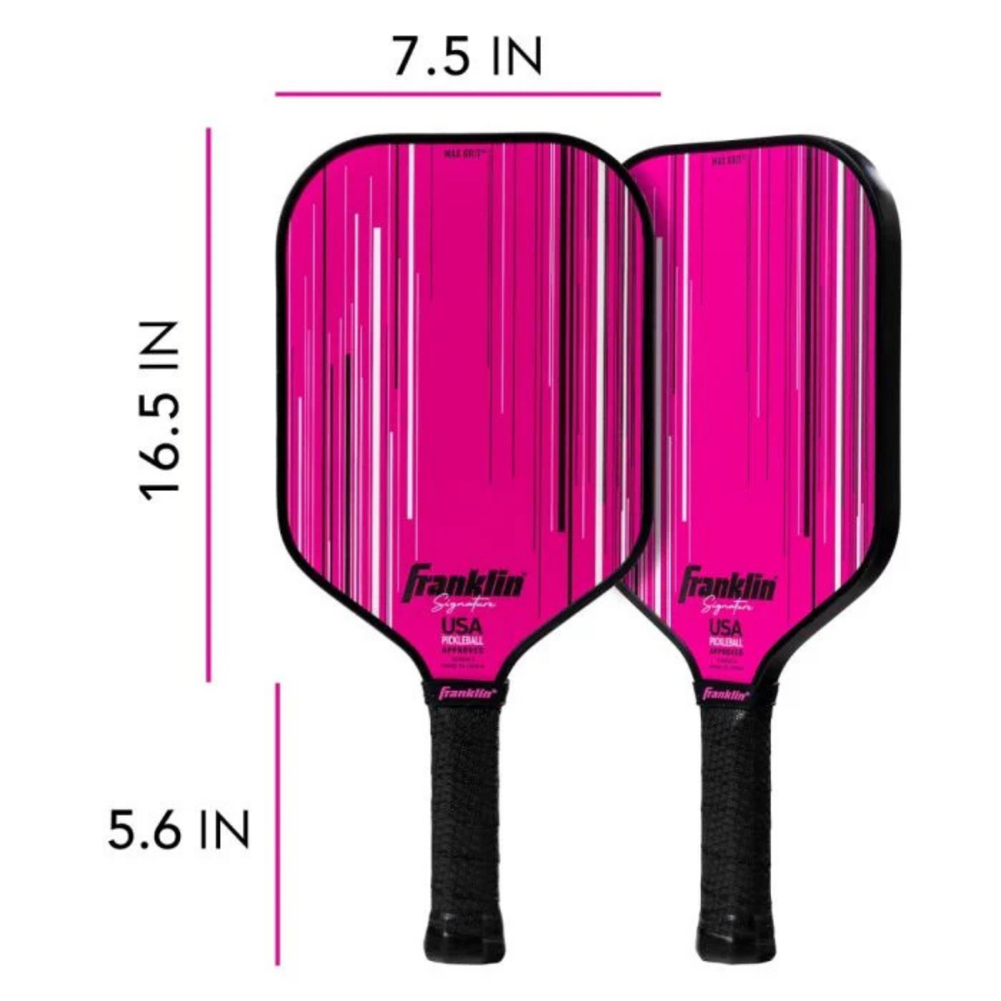 Franklin Signature Series Fiberglass 13mm with Maxgrit Pickleball Paddle
