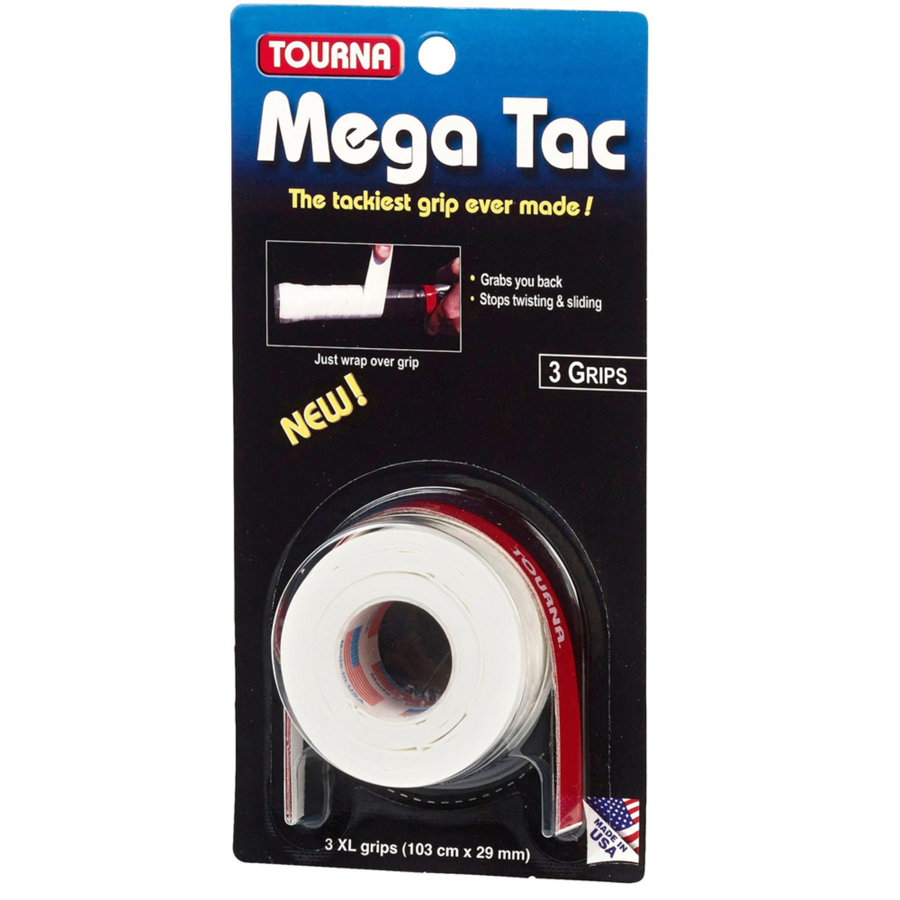 Tourna Pickleball Mega Tac Overgrip- 2 Pack