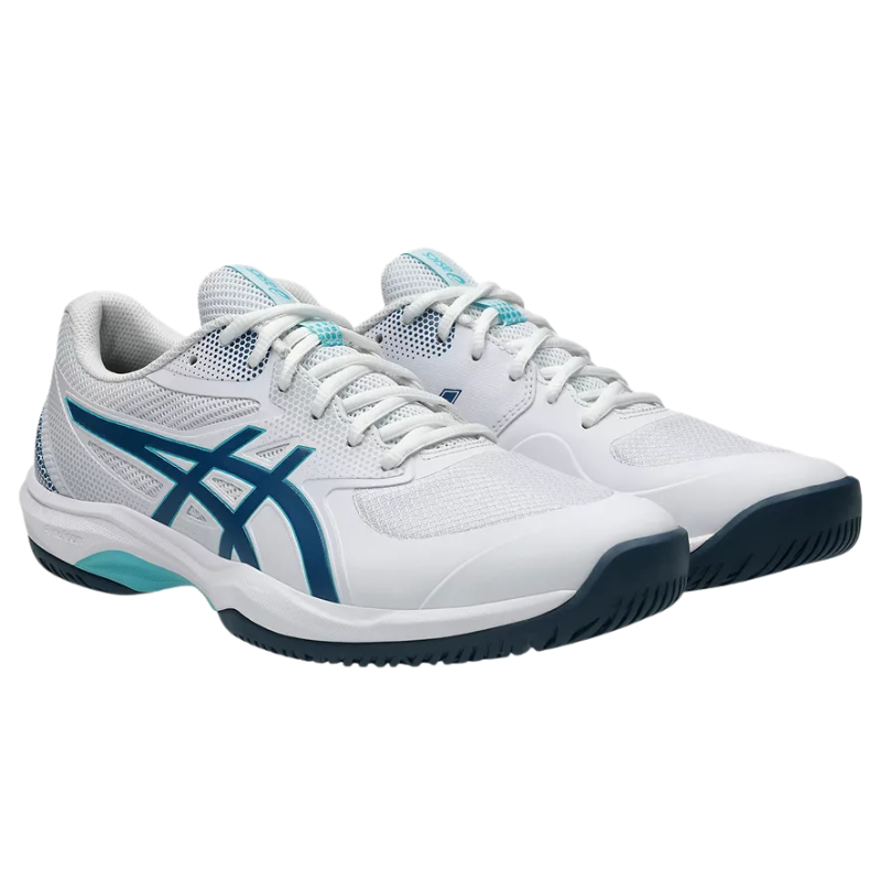 Asics GAME FF Mens Pickleball Shoes - White/Mako Blue