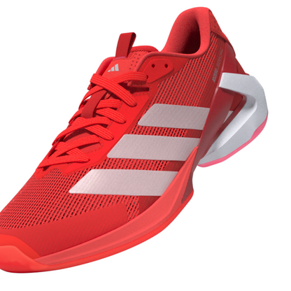 Adidas Adizero Ubersonic 5 Womens Tennis Shoes - Lucid Red/Zero Metalic / Lucid Pink