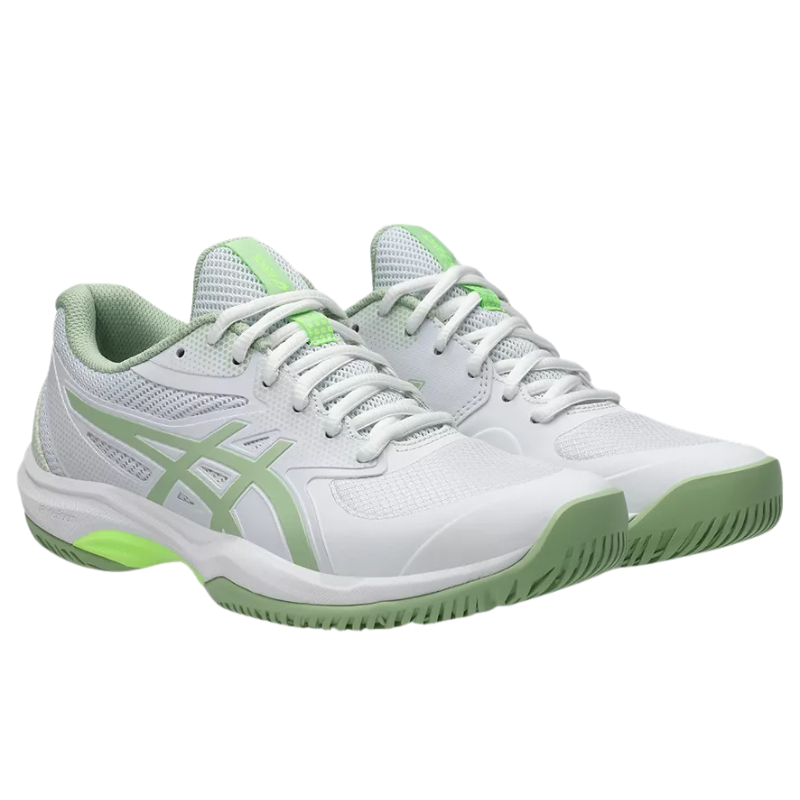 Asics 2026 GAME FF Womens Pickleball Shoes - White/Jade