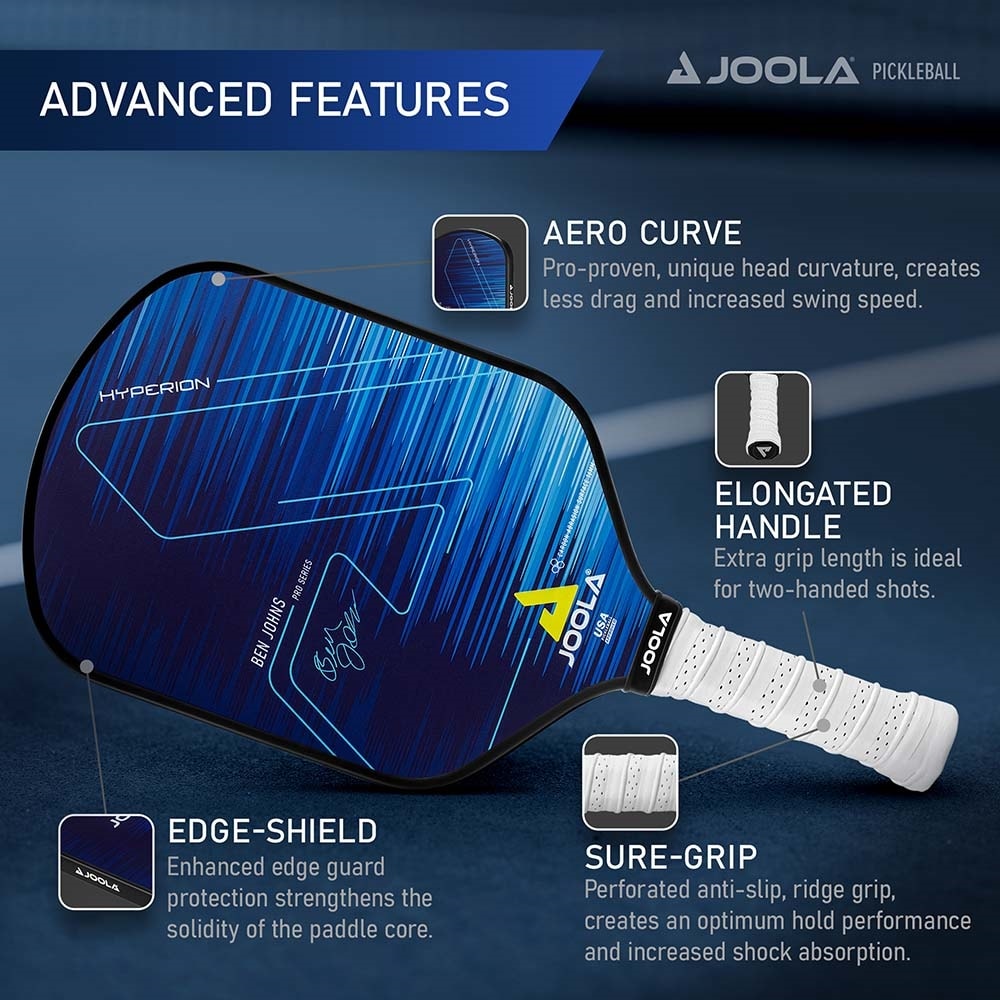 Joola Ben Johns Hyperion CAS 16mm Pickleball Paddle