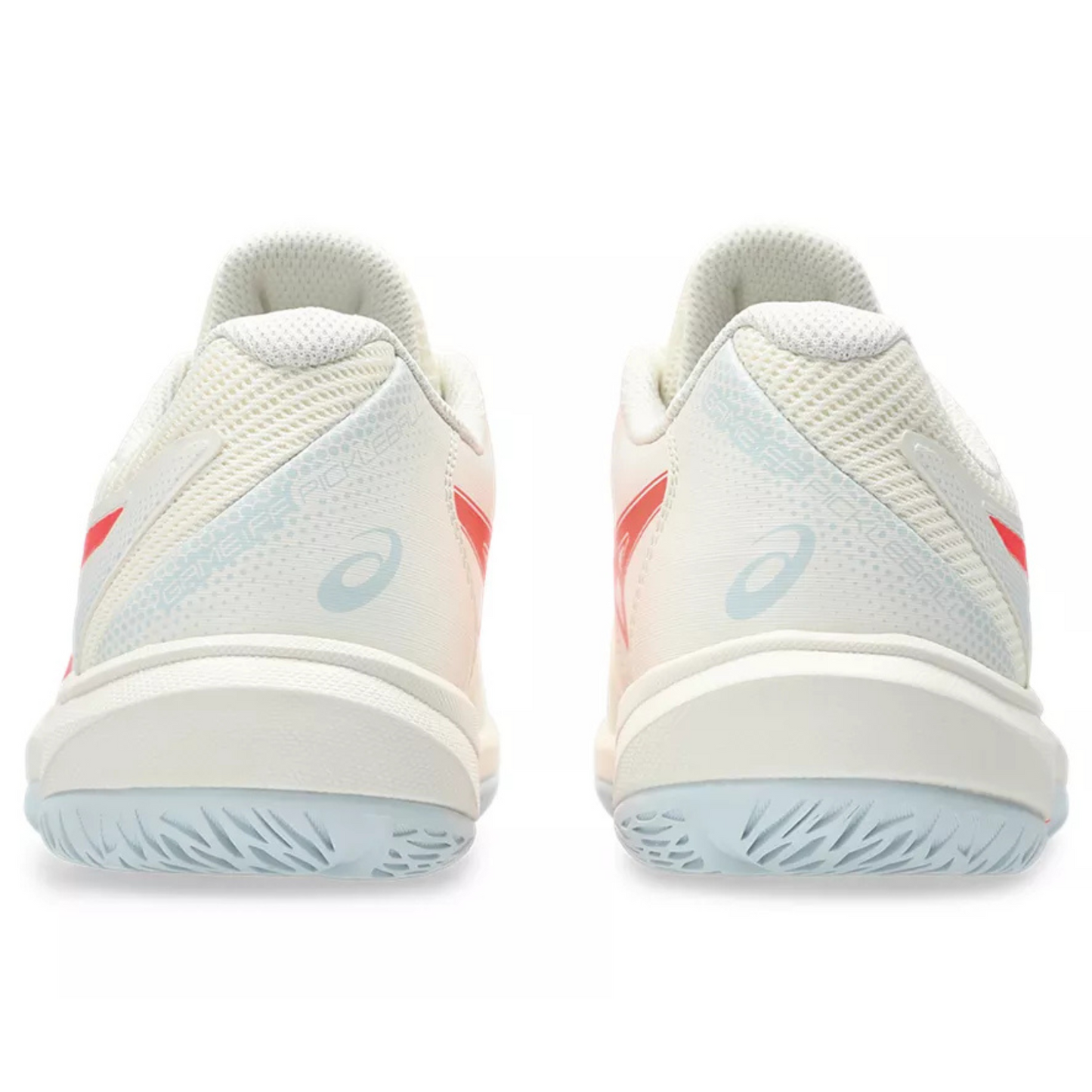 Asics Game FF Womens Pickleball Shoes - Cream/Flash Red