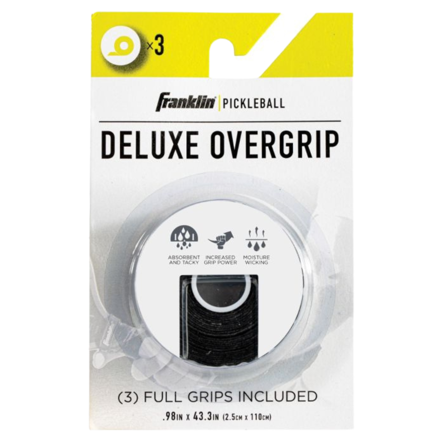 Franklin Pickleball Paddle Overgrip - Black