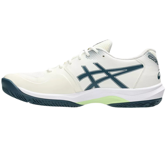 Asics Game FF Mens Pickleball Shoes - Cream/Tranquil Teal