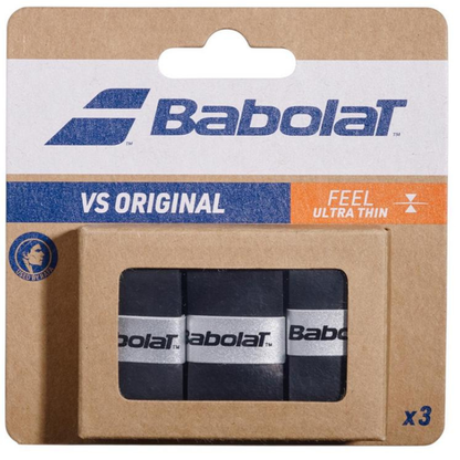 Babolat VS Original Overgrip 3 Pack Black