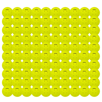 Franklin X-40 Outdoor 100 Pack Box Pickleballs - Optic Yellow