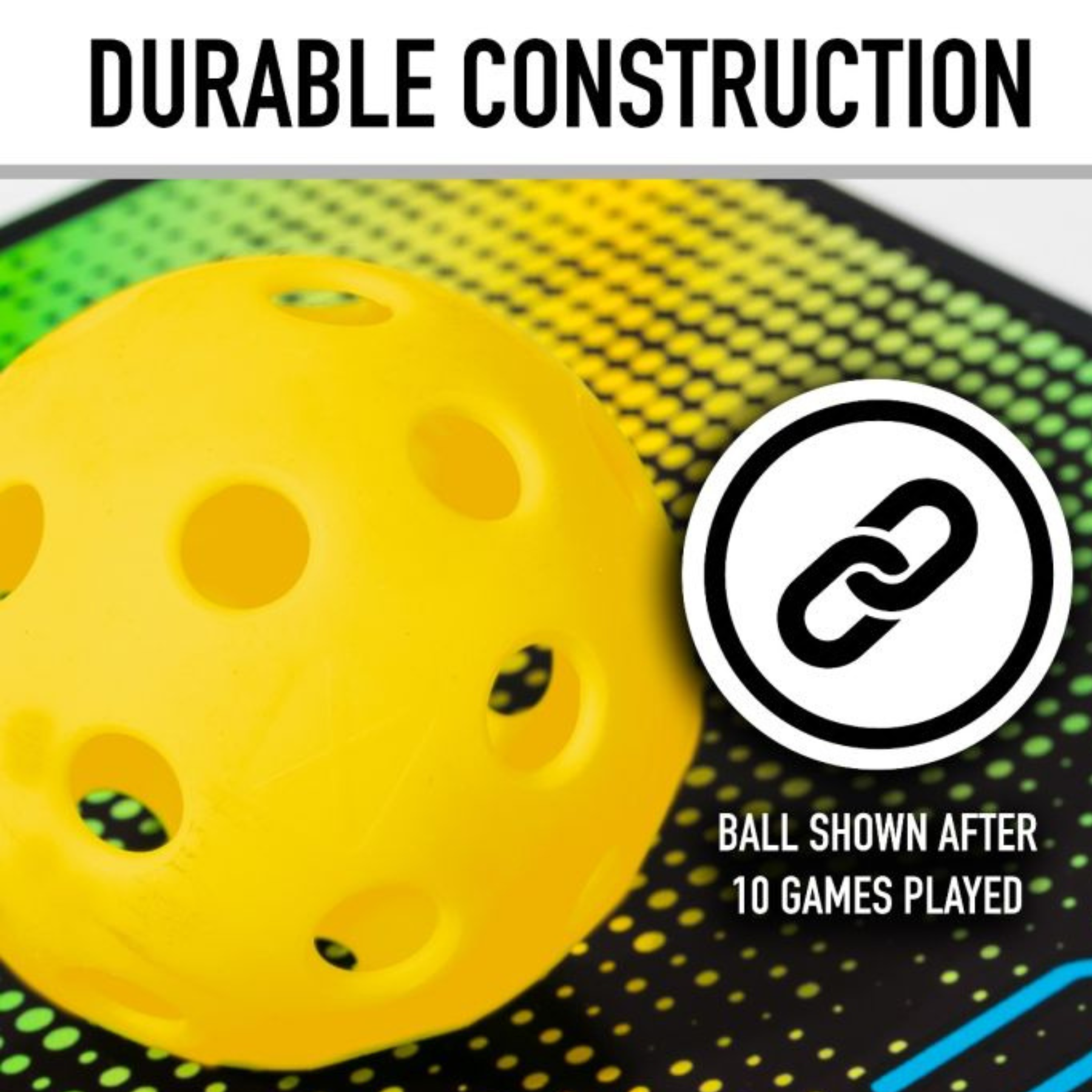 Franklin X-26 Indoor Single Pickleball - Yellow