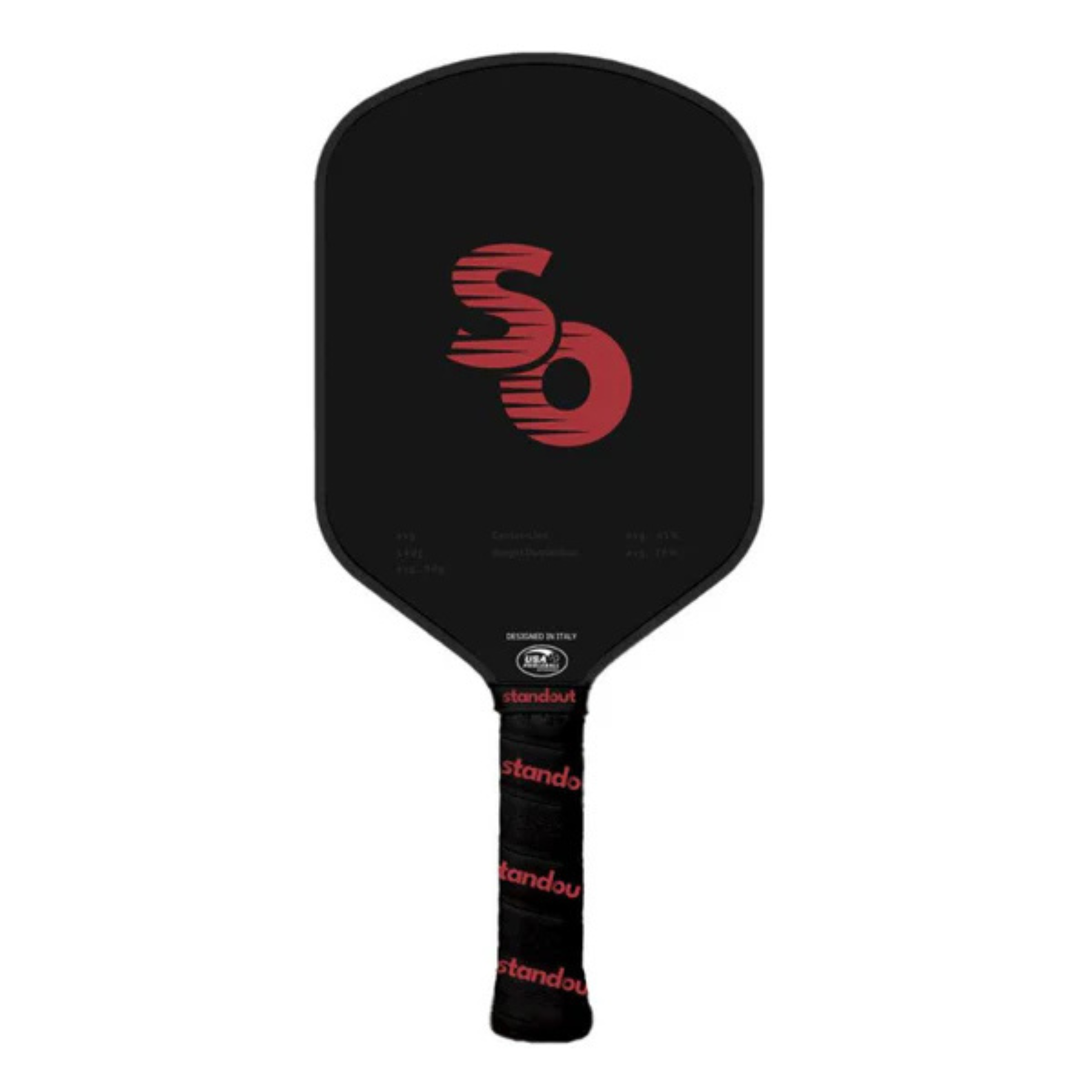 Standout CF3 14mm Pickleball Paddle - Red