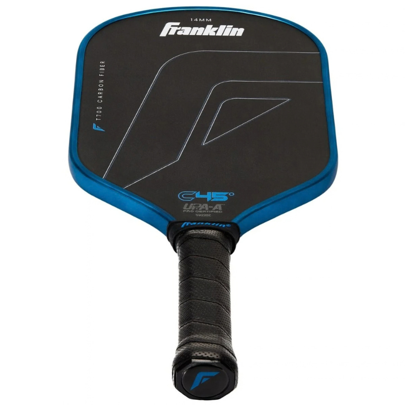Franklin C45 Carbon Fiber Hybrid 14mm Pickleball Paddle - Blue
