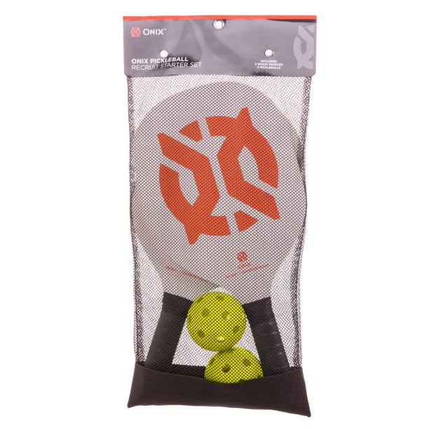 Onix Recruit Starter Set - 2 Paddles and 2 Balls