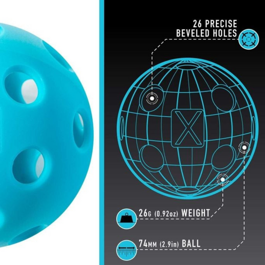Franklin X-26 Indoor Single Pickleball - Blue