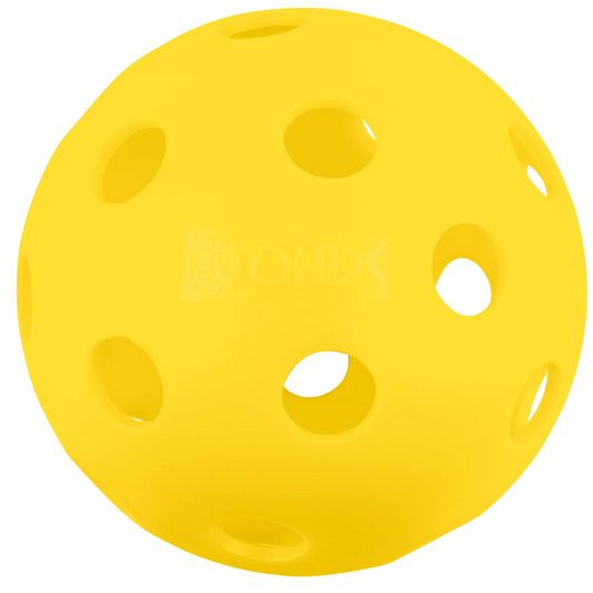 Onix Fuse Indoor Single Pickleball - Yellow