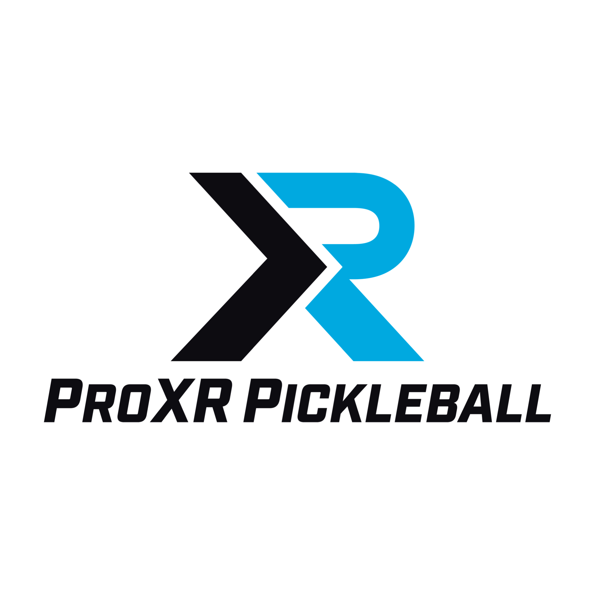 ProXR Pickleball Logo Stacked