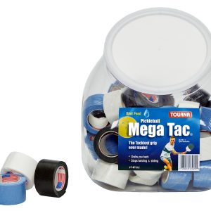 Tourna Mega Tac Pickleball Overgrip 2 Pack Black