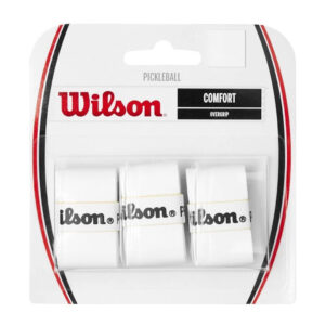 Wilson Pickleball Comfort Overgrip three pack white