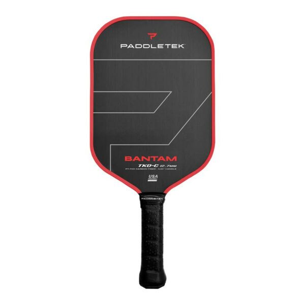 Paddletek Bantam TKO-C 12.7mm Pickleball Paddle Red Wildfire